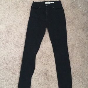 Free People Black Skinny Jean